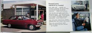 1967 Vauxhall Viscount England Market Right Hand Drive Sales Brochure Original