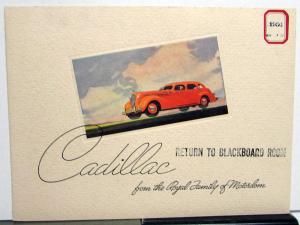 1936 Cadillac Series 60 Sedan Convertible Coupe Color Dealer Sales Brochure Orig