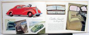 1936 Cadillac Series 60 Sedan Convertible Coupe Color Dealer Sales Brochure Orig