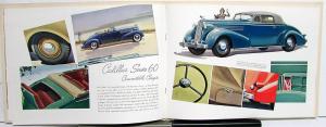 1936 Cadillac Series 60 Sedan Convertible Coupe Color Dealer Sales Brochure Orig