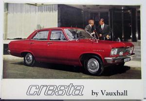 1968 Vauxhall Cresta England Market Right Hand Drive Color Sales Brochure Orig
