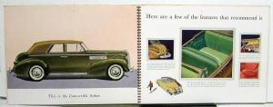 1939 Cadillac LaSalle Prestige Color Original Dealer Sales Brochure Spiral Bound