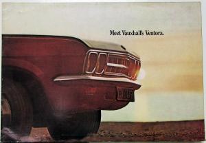1969 Vauxhall Ventora England Market Right Hand Drive Color Sales Brochure Orig