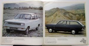 1969 Vauxhall Full Line England Market Right Hand Drive Sales Brochure Original