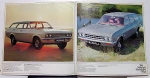 1969 Vauxhall Full Line England Market Right Hand Drive Sales Brochure Original