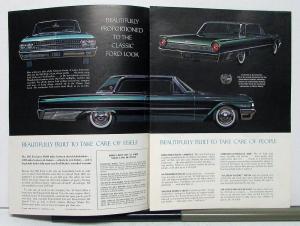 1961 Ford Fairlane 500 Galaxie Wagons Sales Brochure
