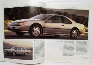 1989 Ford Mercury Lincoln Canada Collection of Cars Sales Brochure - Canadian