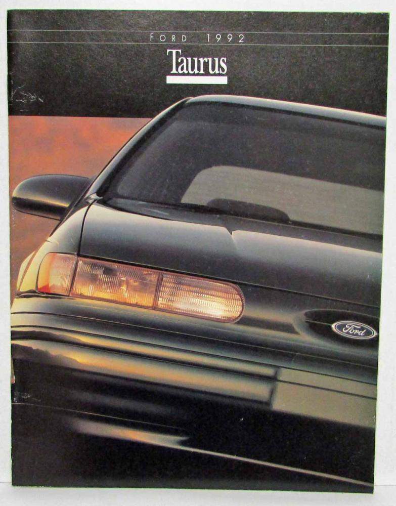 1992 Ford Taurus Sales Brochure - Canadian