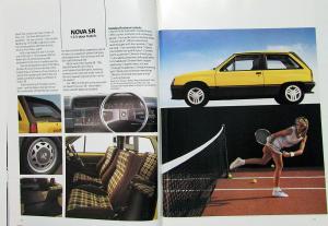 1985 Vauxhall Opel GM England Car Sales Catalog Nova Astra Cavalier Manta & More