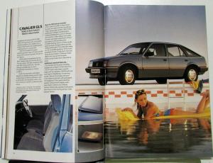 1985 Vauxhall Opel GM England Car Sales Catalog Nova Astra Cavalier Manta & More