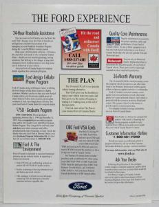 1997 Ford Mustang Sales Brochure - Canadian
