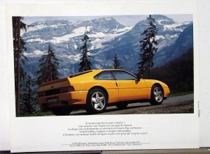 1989 1990 Venturi Sports Car French Text  Prestige Sales Brochure Original