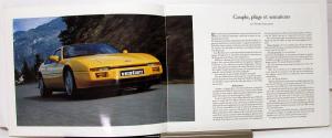 1989 1990 Venturi Sports Car French Text  Prestige Sales Brochure Original