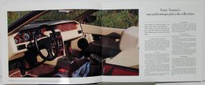 1989 1990 Venturi Sports Car French Text  Prestige Sales Brochure Original