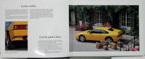 1989 1990 Venturi Sports Car French Text  Prestige Sales Brochure Original