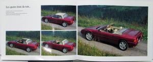 1989 1990 Venturi Cabriolet Sports Car French Text  Prestige Sales Brochure Orig