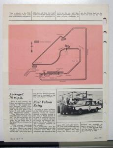 1962 Ford Falcon Finishes Second At Sebring Extra Article