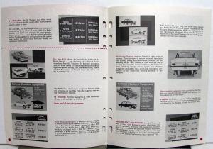 1962 Ford Fairlane Compared to Buick Olds F-85 Tempest Savoy Review Booklet