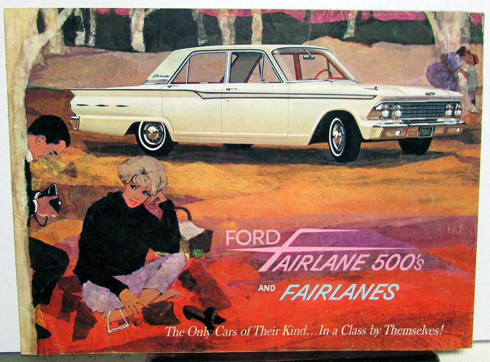1962 Ford Fairlane 500 Sales Brochure Revised 3 62