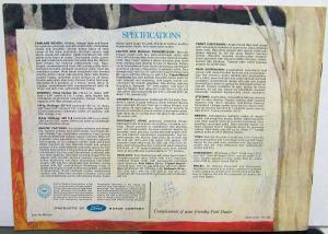 1962 Ford Fairlane 500 Sales Brochure Revised 3 62