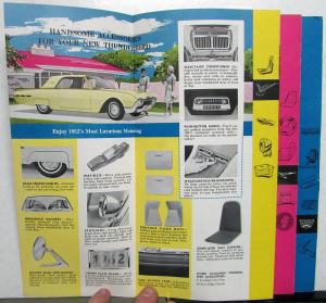 1962 Ford Accessories Brochure Falcon Fairlane Thunderbird Wagons Trucks