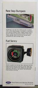 1976 Ford Accessories Light Trucks Bronco Econoline Van Sales Brochure Original