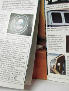 1976 Ford Econoline Vans Truck Sales Brochure REVISED Original