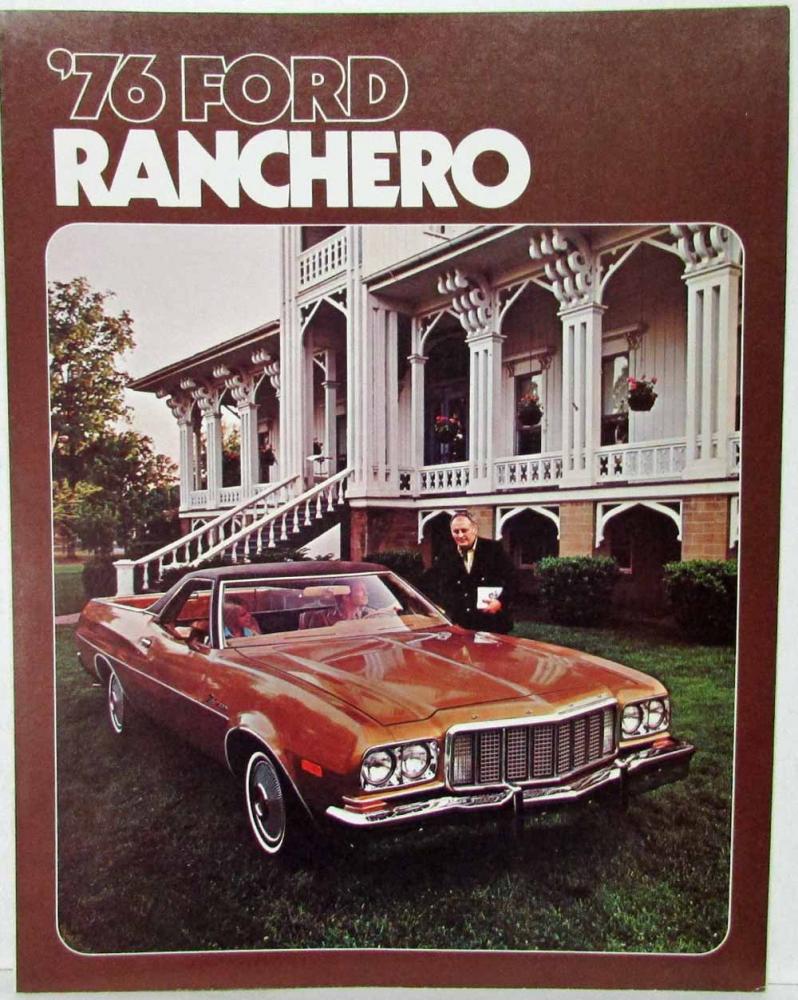 1976 Ford Ranchero Pickup Truck Sales Folder Original