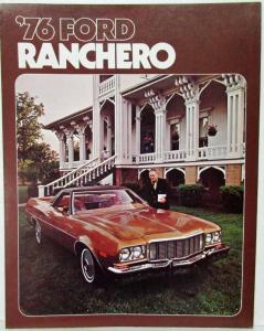 1976 Ford Ranchero Pickup Truck Sales Folder Original