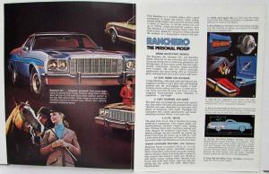 1976 Ford Ranchero Pickup Truck Sales Folder Original