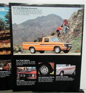 1977 Ford Courier Pickup Truck Sales Folder Brochure Original