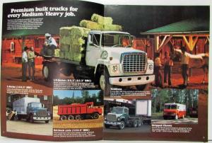 1977 Ford L-Line Truck Medium Heavy Duty Series 600 thru 880 Sales Brochure Orig