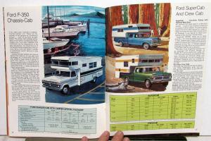 1977 Ford Pickup Truck Van Wagon RV Trailoring Guide REVISED Sales Brochure