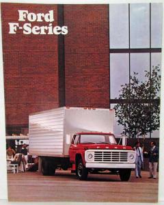 1977 Ford F 500 thru 7000 Series Trucks Sales Brochure Original