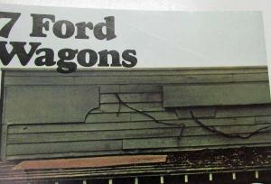 1977 Ford Club Wagon Chateau Custom Standard Van Truck Sales Brochure Original