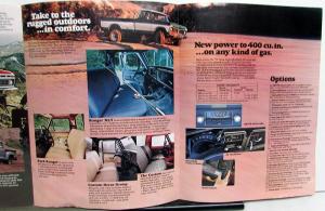 1977 Ford Pickup Truck Bronco 4WD F-150 F-250 Sales Brochure Folder Original