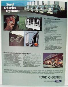 1977 Ford Tilt & Custom CabTruck C-Series 600 thru 8000 Sales Brochure Original
