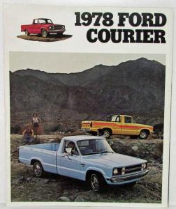 1978 Ford Courier Pickup Truck Sales Folder Brochure Original