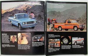 1978 Ford Courier Pickup Truck Sales Folder Brochure Original