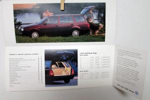 1981 Volkswagen VW Golf CL & GL Station Wagon Sales Folder United Kingdom Market