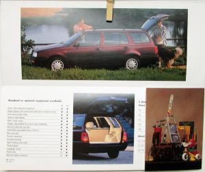 1981 Volkswagen VW Golf CL & GL Station Wagon Sales Folder United Kingdom Market