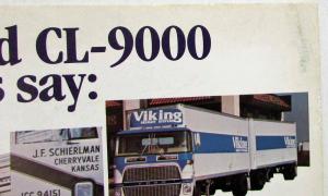 1978 Ford CL-9000 Truck Testimonials & Features Sales Folder Original