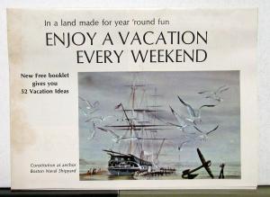 1962 Ford Times 52 Vacation A Year In New England Booklet And Brochure