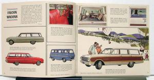 1963 Ford High Falcon Fairlane Galaxie Thunderbird Sales Brochure