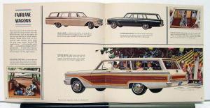 1963 Ford High Falcon Fairlane Galaxie Thunderbird Sales Brochure