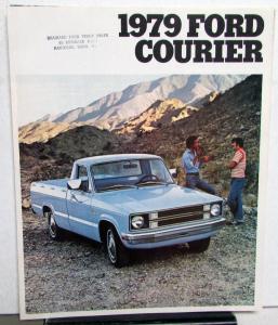 1979 Ford Courier Pickup XLT Free Wheelin Truck Sales Folder Original