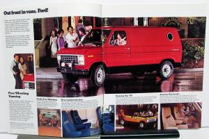 1979 Ford Econoline E-Series Van Cruising Chateau Custom Super Sales Brochure