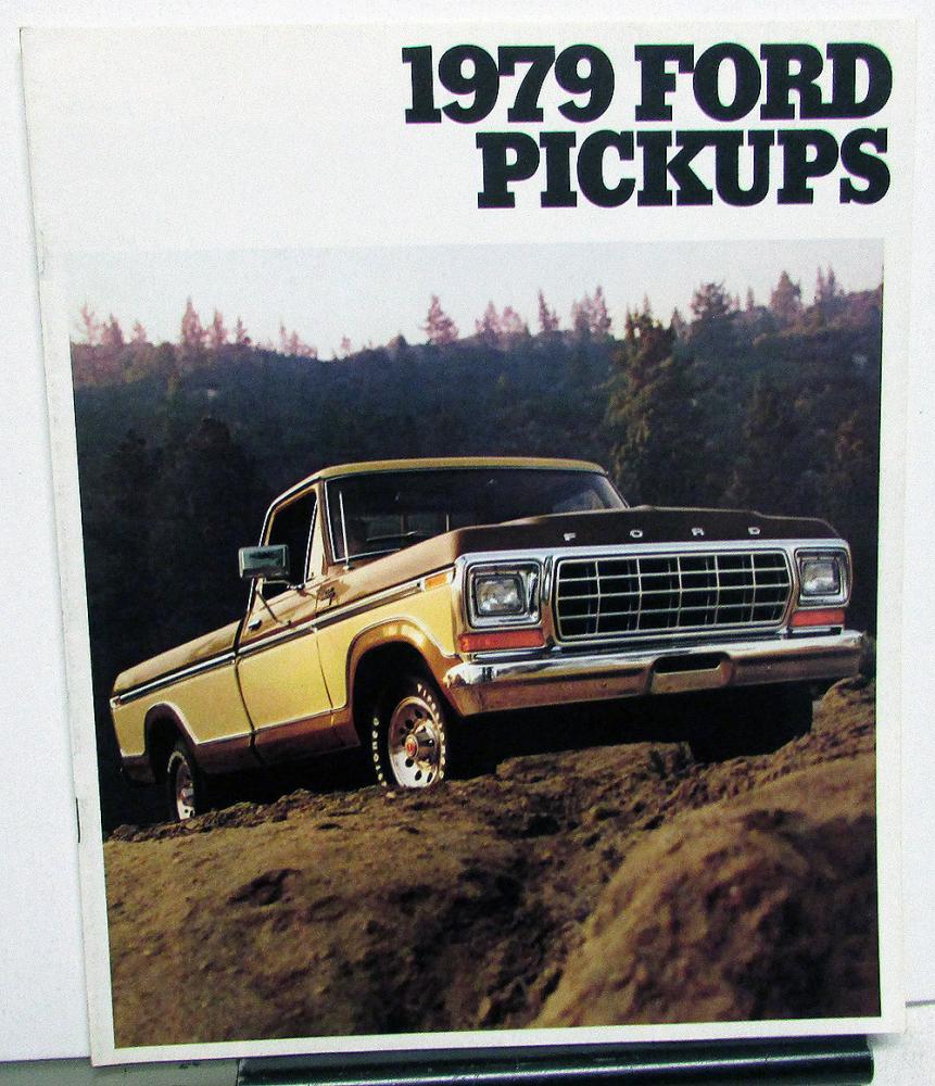 1979 Ford Pickup Truck F 100 150 250 350 Stake Platform Sales Brochure Original