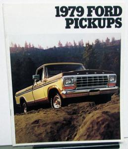 1979 Ford Pickup Truck F 100 150 250 350 Stake Platform Sales Brochure Original