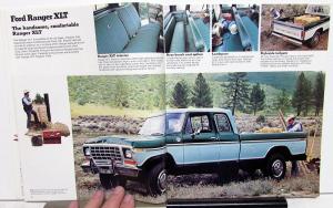 1979 Ford Pickup Truck F 100 150 250 350 Stake Platform Sales Brochure Original